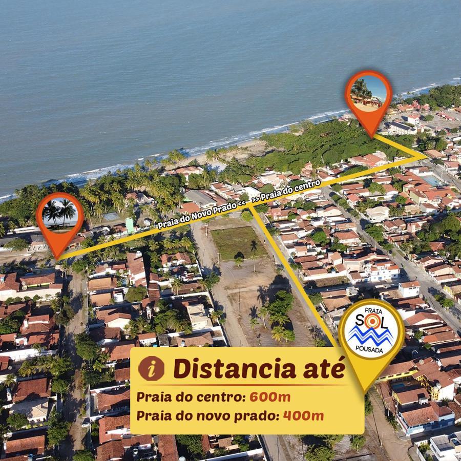 Praia Sol Pousada Prado Ngoại thất bức ảnh